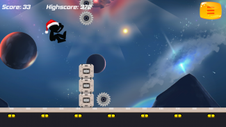 Space Stickman Run screenshot 2