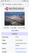 Aeroporto ID Códigos IATA screenshot 2