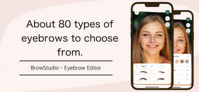 Find ideal eyebrows：BrowStudio screenshot 0