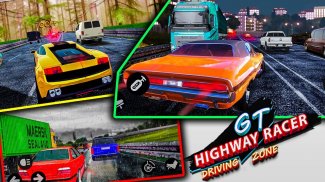 Highway Car Drive: GT Racing screenshot 2