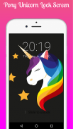 Pony unicorn Lock screen, pony unicorn wallpaper screenshot 2