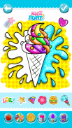 Glitter Ice Cream Coloring screenshot 12