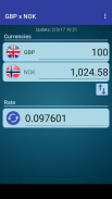 Pound GBP x Norwegian Krone screenshot 2