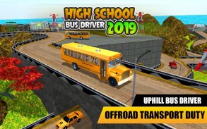 Real High School Bus Driver: Offroad Bus Driving screenshot 2