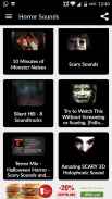 Horror Sounds Scary Videos screenshot 2