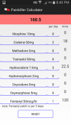 Morphine Equivalent Calculator screenshot 3