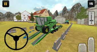 Tractor Simulator 3D: Harvester Transport screenshot 0