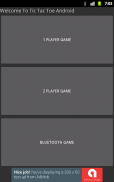 Tic Tac Toe For Android screenshot 1