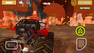 Truk Monster Balap Pahlawan 3D screenshot 3