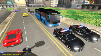 US Police Bus Prisoner Transport City Shooter Game screenshot 3