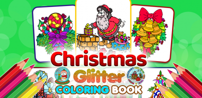 Christmas Gliter Coloring Book