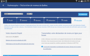 Déclaration d'impôt du Québec screenshot 3