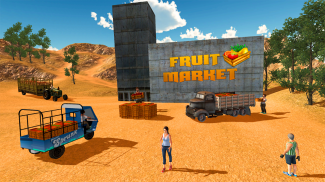 越野卡车水果运输 - 驾驶模拟器 screenshot 5