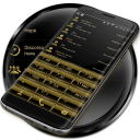 Dialer theme Frame Gold 2