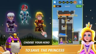 Hero Rescue - Pin Puzzle - Pull the Pin screenshot 2