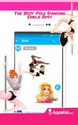 Pole Dancing Stickers- Tease Dance Emoji App screenshot 2