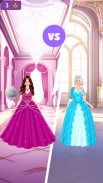 Purple princess dress up game screenshot 2