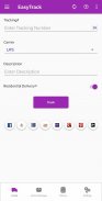 EasyTrack Package Tracking App screenshot 0