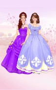 Purple princess dress up game screenshot 8