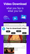 Download rápido de vídeo, Privacidade screenshot 1