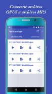 Administrador de audio para WhatsApp , OPUS a MP3 screenshot 2