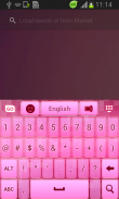 แป้นพิมพ์สีชมพูสวย screenshot 5
