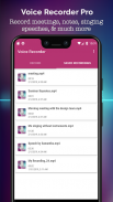 🎙️ Voice Recorder Pro - Audio Sound Recording App screenshot 0