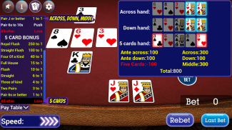 Criss Cross Poker screenshot 1