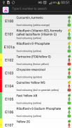 Additifs alimentaires Codes screenshot 0