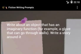 Fiction Writing Prompts screenshot 1