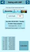 Naegele - pregnancy calculator screenshot 1