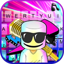 Cool Blast Dj Music Tastatur-Thema