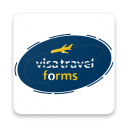 Visa Travel Form Icon