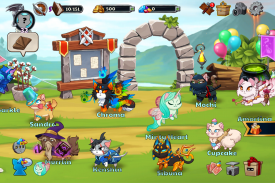 Castle Cats:  Idle Kahraman RPG screenshot 5