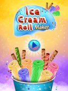 Ice Cream Rolls Maker Cook screenshot 2