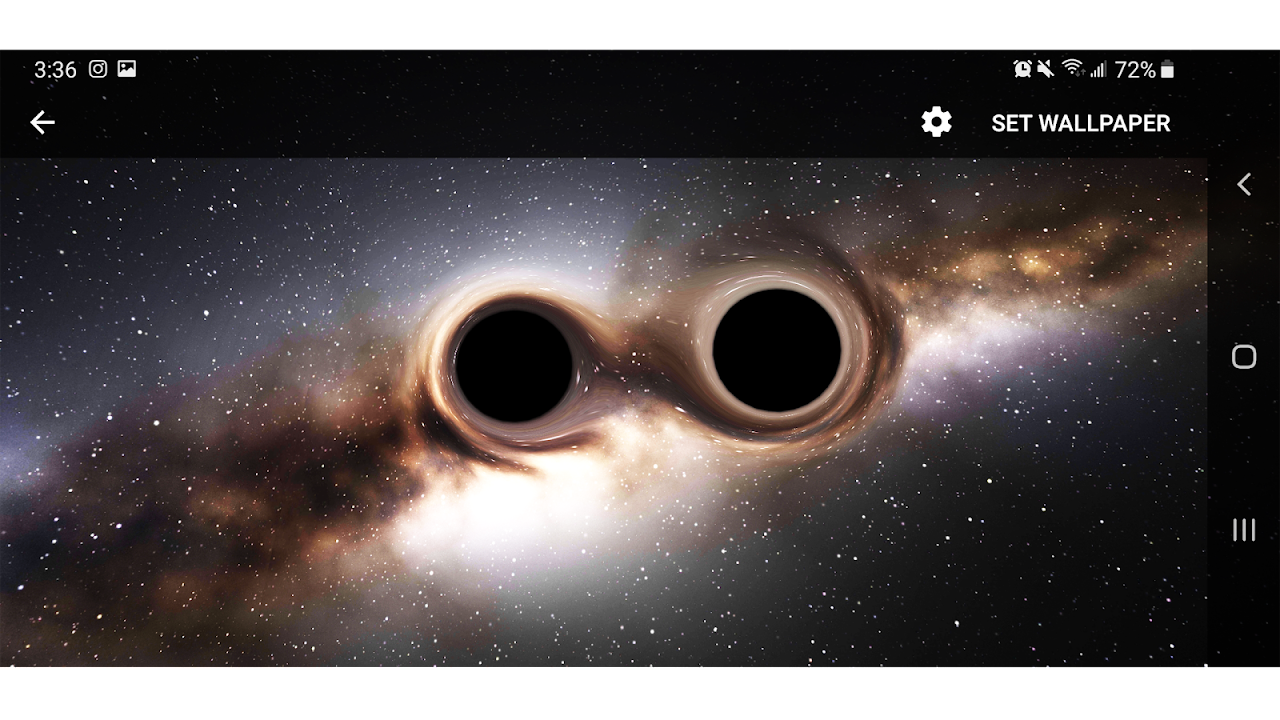 Black Hole 3D Live Wallpaper by Arthur Arzumanyan - (Android Apps) — AppAgg