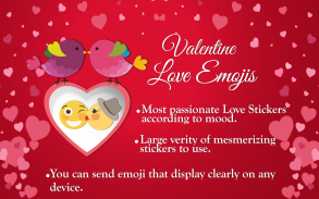Valentine Love Emojis screenshot 0
