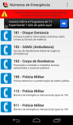 Brazilian Emergency Numbers screenshot 0