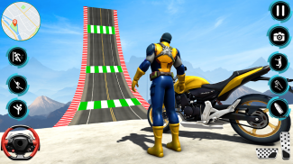 Superhero Bike Stunts 3D Race screenshot 4