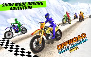 Dirt Bike Snow Mountain Race screenshot 2