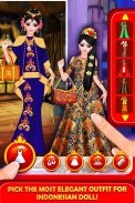 indonesische Puppe Modesalon verkleiden Makeover screenshot 2