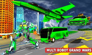 Army Bus Robot Transformation – Flying Car Robot screenshot 7