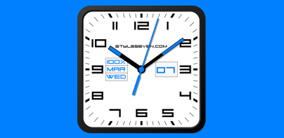 Square Analog Clock-7