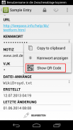 QR Plug-in for KP2A screenshot 5