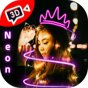 3D Neon FX Effect Video Editor