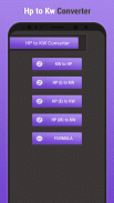 Kw to HP : Hp to Kw Converter screenshot 0