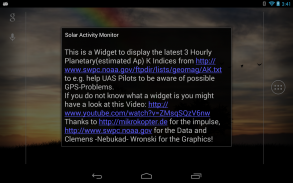 Solar Activity Monitor Widget screenshot 3