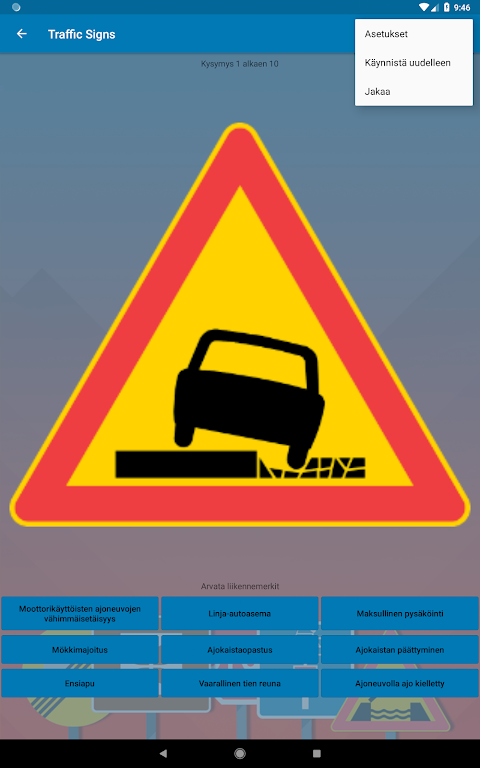 Liikennemerkit Suomessa Tietovisa liikennesääntöjä - APK Download for  Android | Aptoide