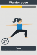 Exercices de yoga - 7 minutes screenshot 16