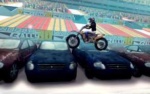 Motorcycle Stunt Snowblower 3D screenshot 9